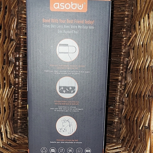 Asobu Dog Bowl Bottle Lite - Black - Picture 3 of 6